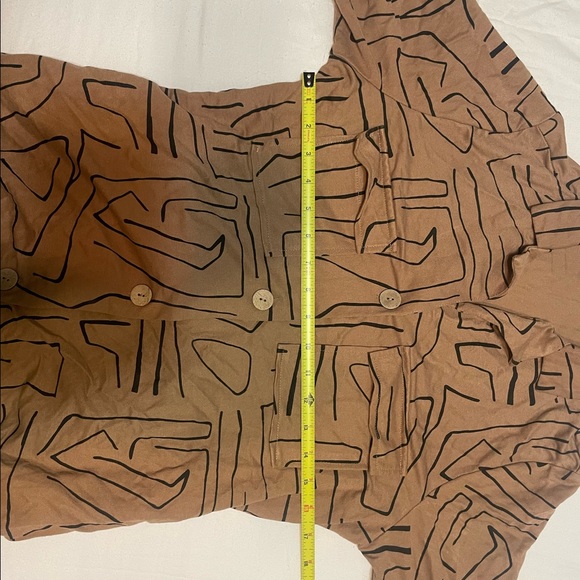 ZUSSS geometric button up cardigan or dress✨ - Picture 6 of 8